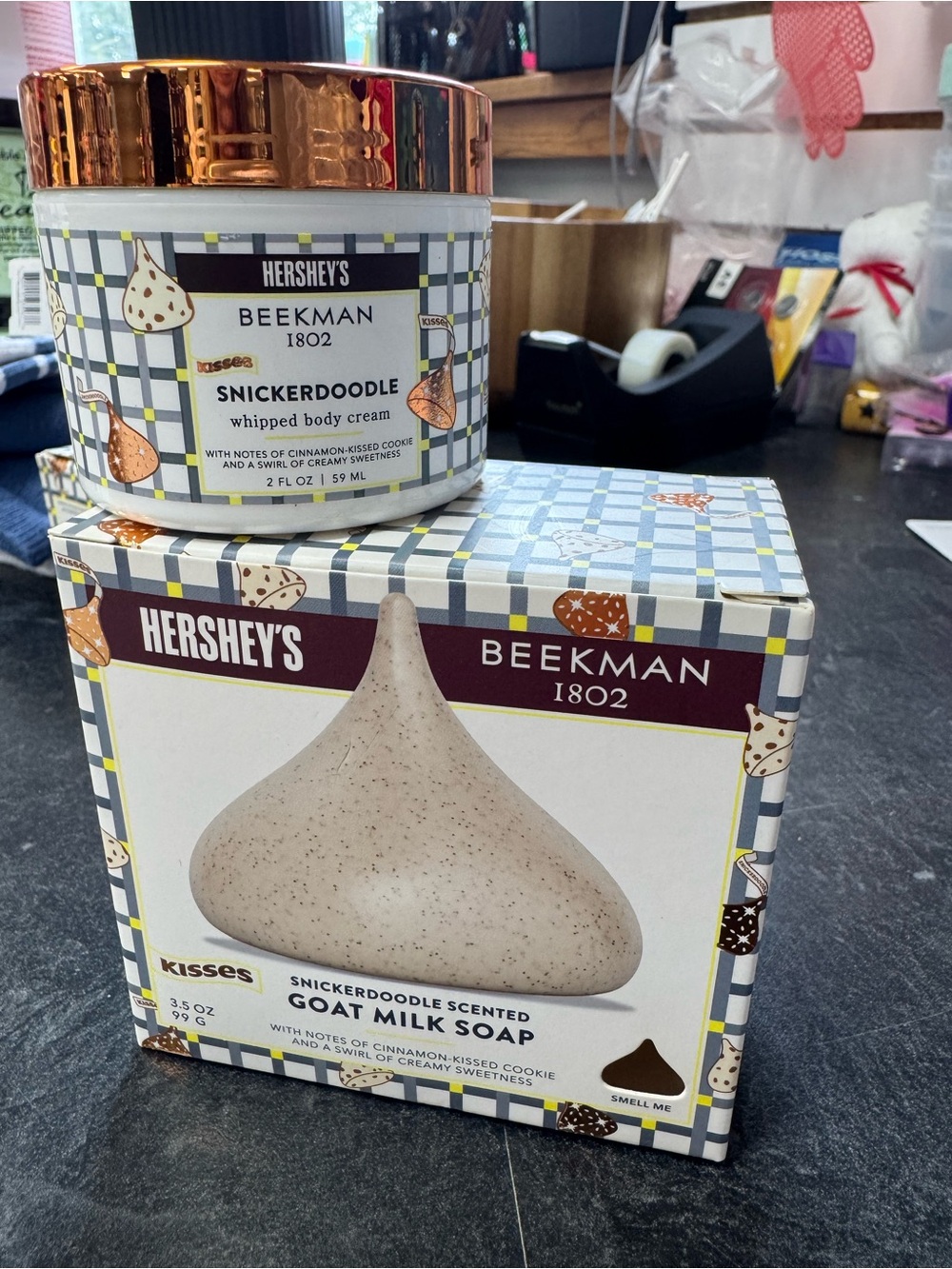 Beekman X Hershey Snickerdoodle Whipped Body Cream & Goat Milk Soap